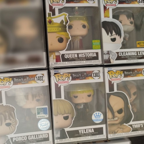 Attack on Titan Funko Pop anime figures new, set of 12
