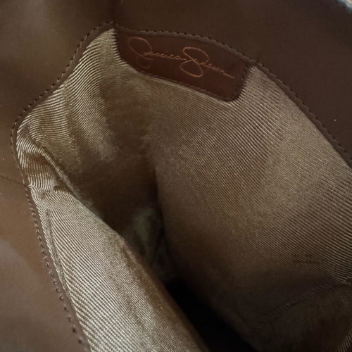 Jessica Simpson leather boots brown size 38 new