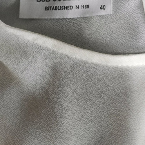 BSB Λευκή Αμάνικη Μπλούζα Peplum σαν καινούργιο