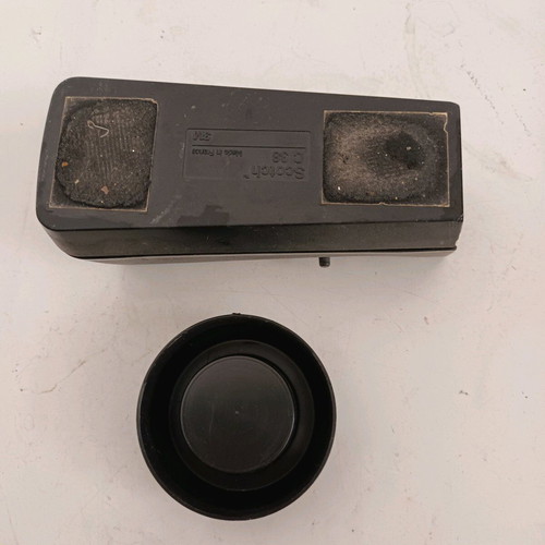 Scotch tape dispenser and finger wetener like new set