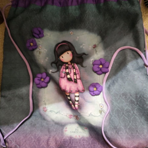 Santoro backpack, shoulder bag and pencil case like new, gift set
