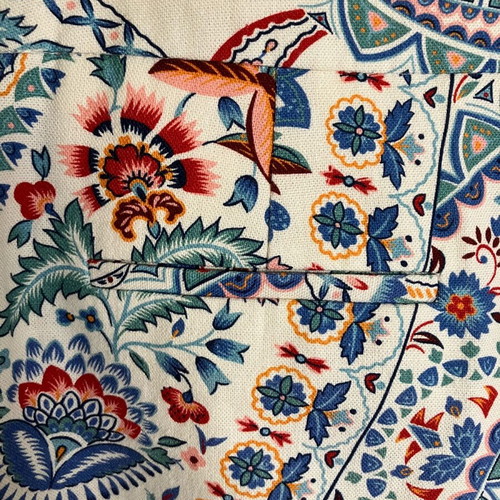 Sézane Martin cropped pants size 36 like new multicolor