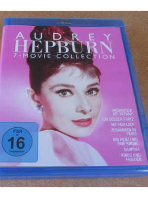 Audrey Hepburn 7-movie collection Blu-ray σαν καινούργιο, Paramount region free