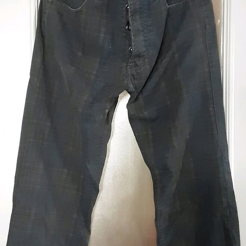 Zara checked pants black blue like new, size 30