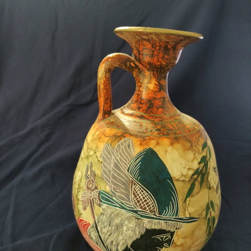 Clay amphora like new, decorative 31x13