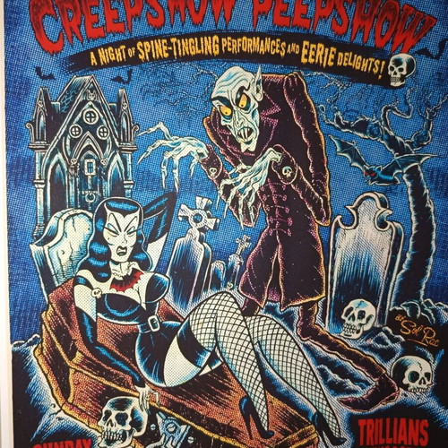 Creepshow Peepshow A4 poster