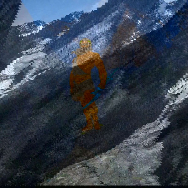 ΕΚΤΥΠΩΜΕΝΗ 3D BAMMENH ΦΙΓΟΥΡΑ -  ΔΙΑΣ (ZEUS)