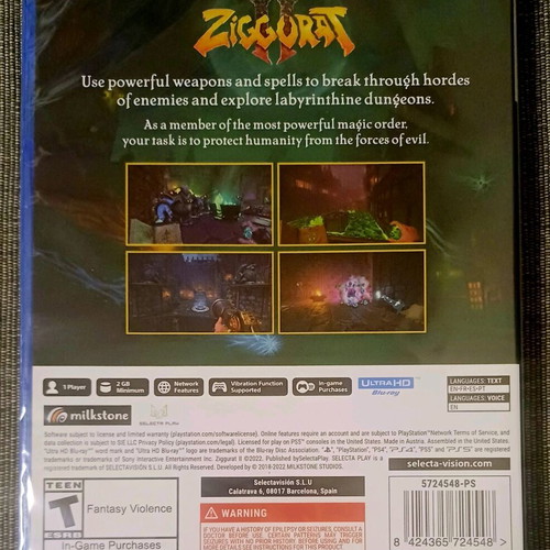 Ziggurat II PS5 sealed
