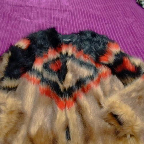 BSB faux fur new, size 42, multicolor