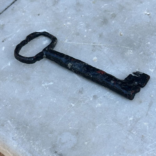 Old Large Metal Key, 12.5 cm