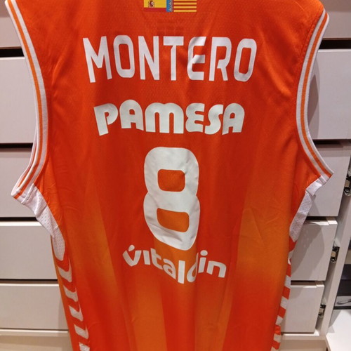 Valencia BC 2025/26 Jean Montero Authentic Jersey Size 3XL