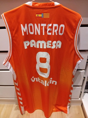 Valencia BC 2025/26 Jean Montero Authentic Jersey Size 3XL