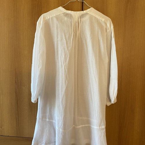 H&M Semi-Transparent Wide Shirt white, new, size XS