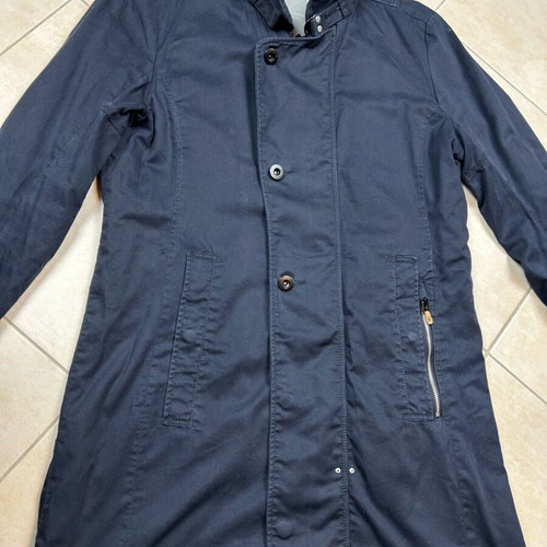 G-Star Raw women's spring long jacket used, dark blue, size Large