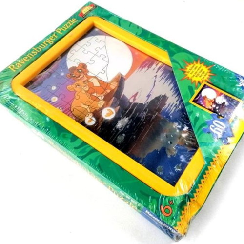 Lion King puzzle new 60 pieces with frame Ravensburger 1999