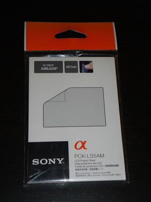 Μεμβράνη προστασίας οθόνης Sony PCK-LS5AM για Sony A380, A330 καινούργια