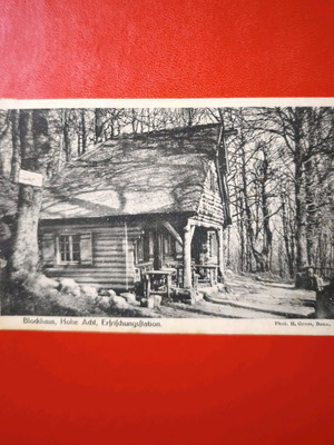 Vintage καρτποσταλ ΡΑΙΧ σαν καινούργιο, Hohe Acht σαλέ