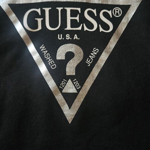 Guess hoodie for girls like new, black, size 11/12