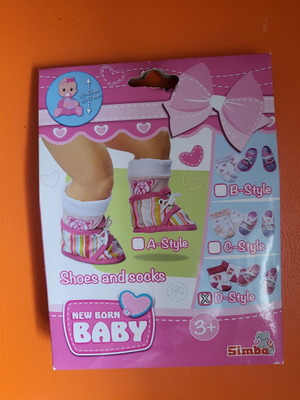 Shoes and socks for doll new