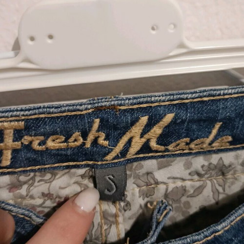 Fresh denim bermuda shorts like new, blue, size S / 36 / 8