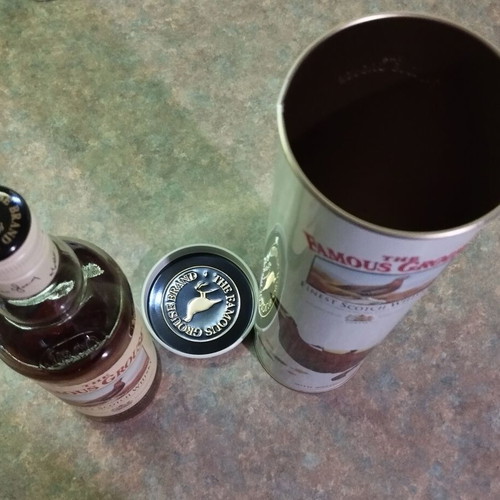 The Famous Grouse collectible Scotch whisky with box, new