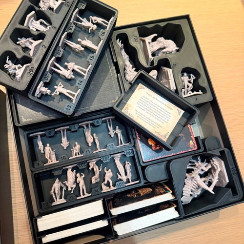 Dark Quarter 3D printed insert for board game