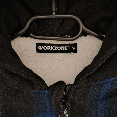 Workzone Hooded Winter Top S like new, blue