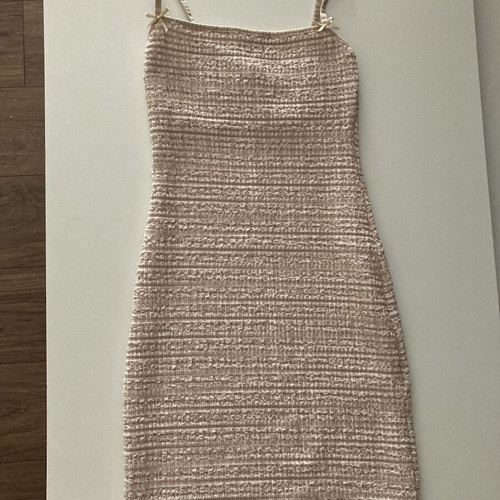 Bershka romantic dress beige like new