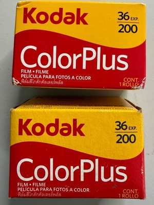 Kodak ColorPlus 200 35mm φιλμ σετ 2 τεμάχια καινούργια