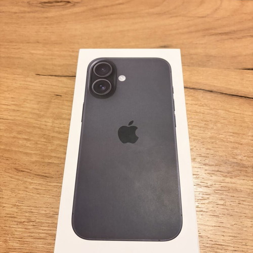 Apple iPhone 16 128GB Black new, sealed, dual SIM