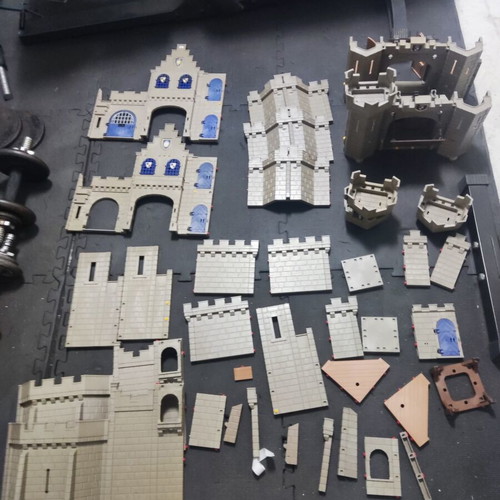 Playmobil Castle 3228 used, double set with minor missing parts