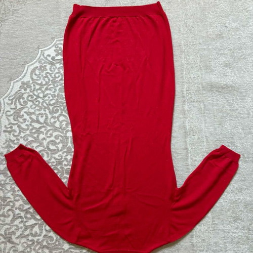 Light wool dress red, sizes S/M, never used