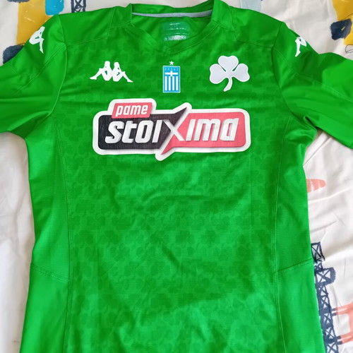 Panathinaikos Football Jersey Kappa 2019 Kurbelis used, medium