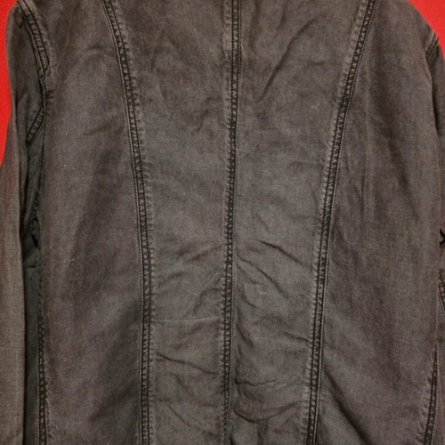 Zara men's gray denim jacket like new