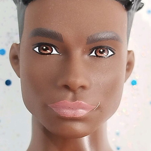 Ken Fashionistas HBV23 nude doll used with flaws