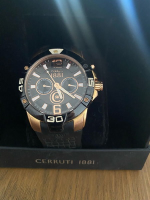 Cerruti ρολόι μεταχειρισμένο μπρονζέ χρυσό unisex