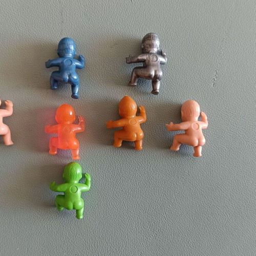 Set of 7 Mini Vintage Gebbelini Babies like new, multicolored