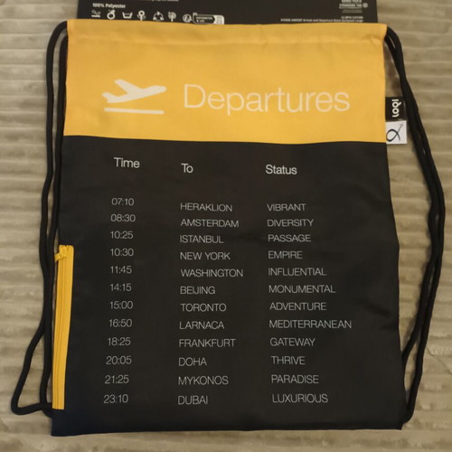 Athens Airport Eleftherios Venizelos Backpack new