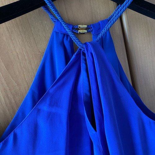 Lola cocktail dress blue new, size L