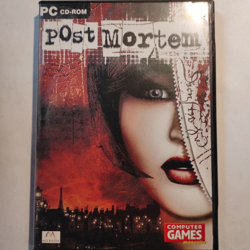 Post Mortem PC game like new, 2 pieces