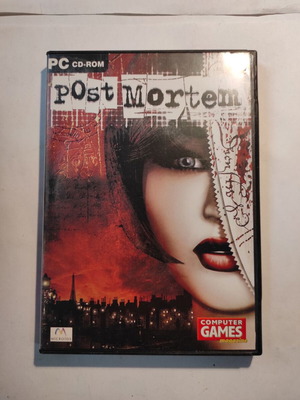 Post Mortem PC game like new, 2 pieces