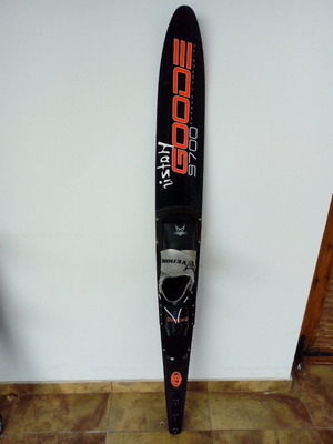 Goode 9700 water ski used, carbon 62"