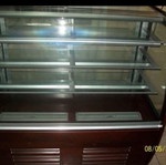 Pastry display case like new with free checkout counter