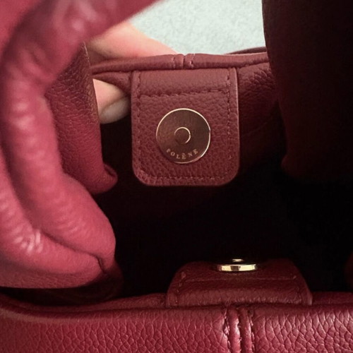 Polene Numero Neuf bag like new, red handbag