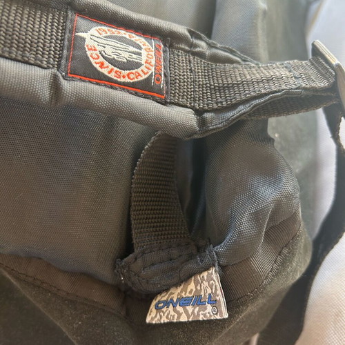 O’Neill black suede backpack used