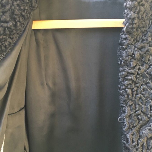 Astrakhan fur black like new