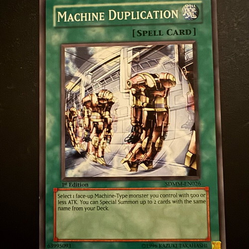 Yugioh Card SDMM 1st edition set like new, oldschool spell x2