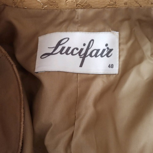 Lace jacket used, size large, beige brown