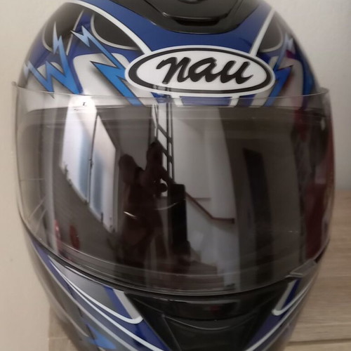 Motorcycle helmet, size Medium, custom airbrush design