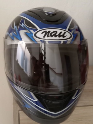 Motorcycle helmet, size Medium, custom airbrush design